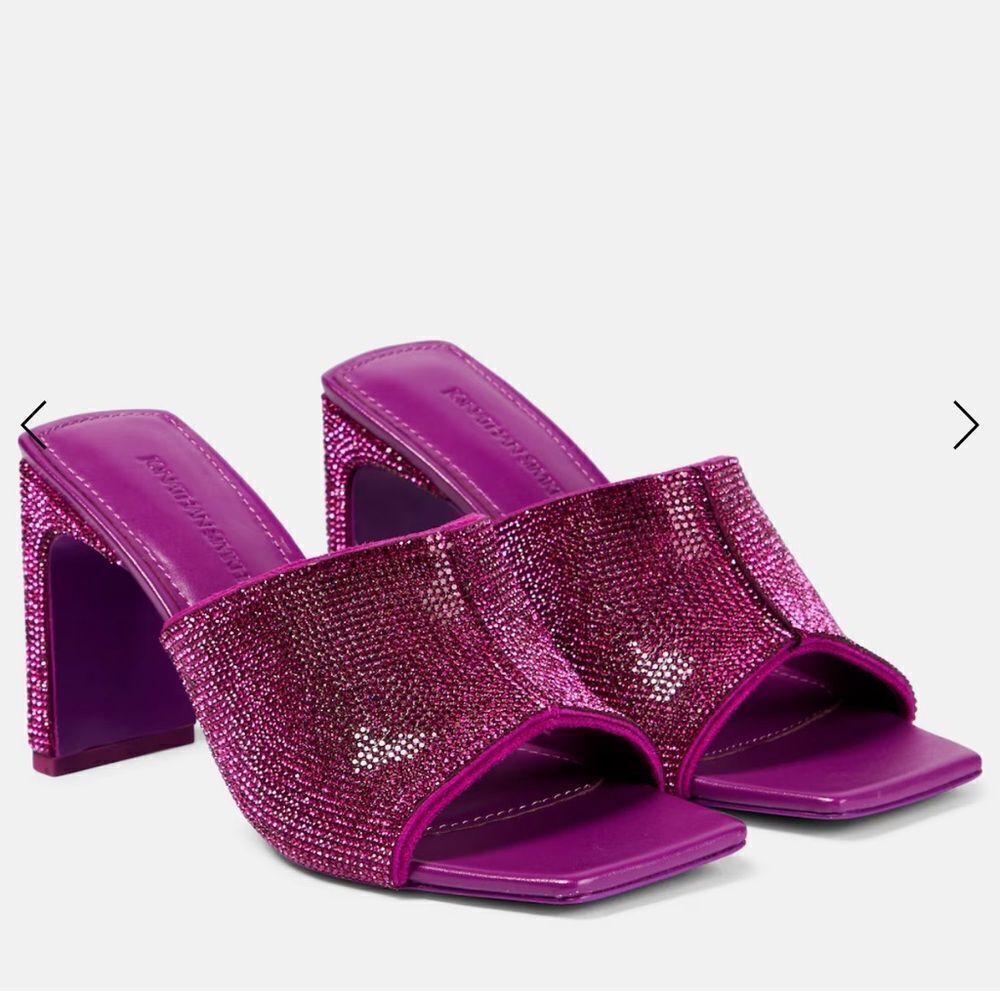 New  SIMKHAI Asia crystal-embellished sandals Size EU 41/ US 11